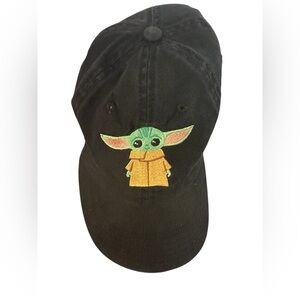 Stars Wars Hat Cap Black Green Baby‎ Yoda Disney World Hollywood Studios Mens